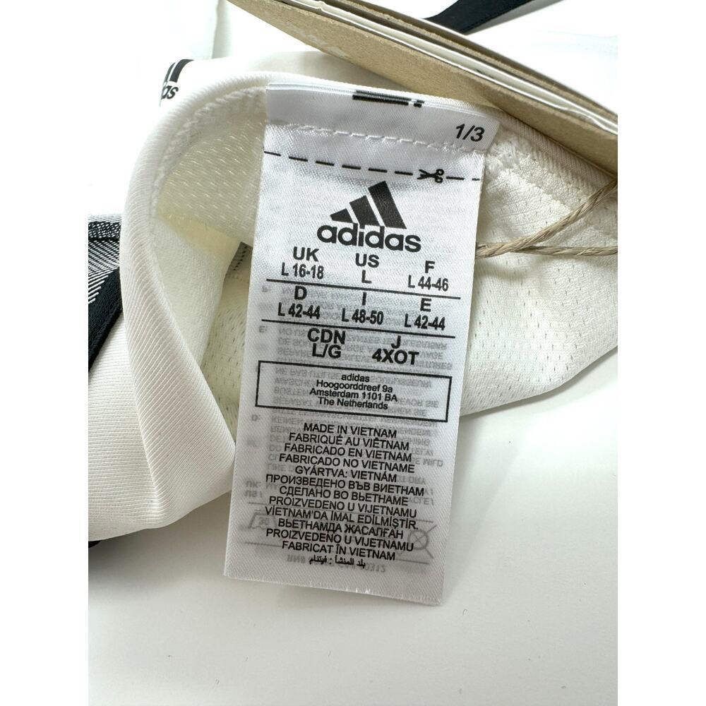 adidas All Me Adilife Bra White/Black , Size L - Picture 3 of 4